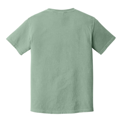 Comfort Colors 1717 custom short sleeve t-shirt in bay, back view