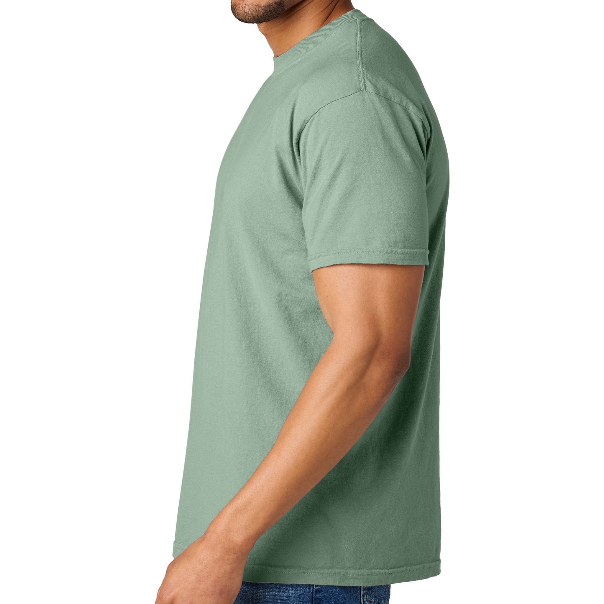 Comfort Colors 1717 custom short sleeve t-shirt in bay, left side view