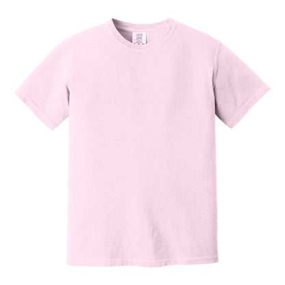 Comfort Colors 1717 custom short sleeve t-shirt in blossom, front view
