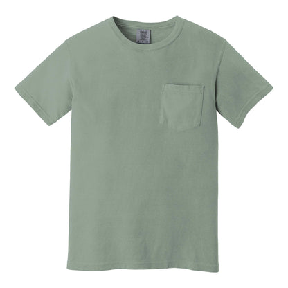 Comfort Colors 6030 custom short sleeve t-shirt in bay, front view