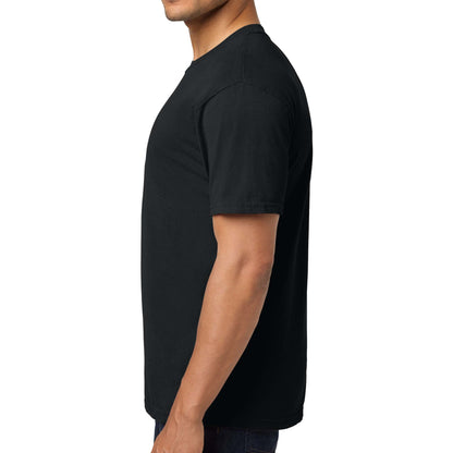 Comfort Colors 6030 custom short sleeve t-shirt in black, left side view