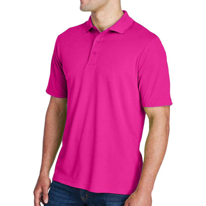 Core 365 88181 custom polo in bright magenta, left side view