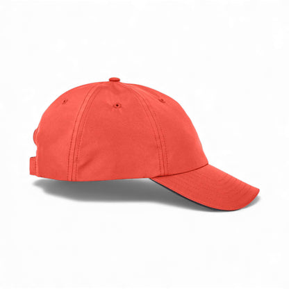 Right side view of Core 365 CE001 custom hat in campus orange