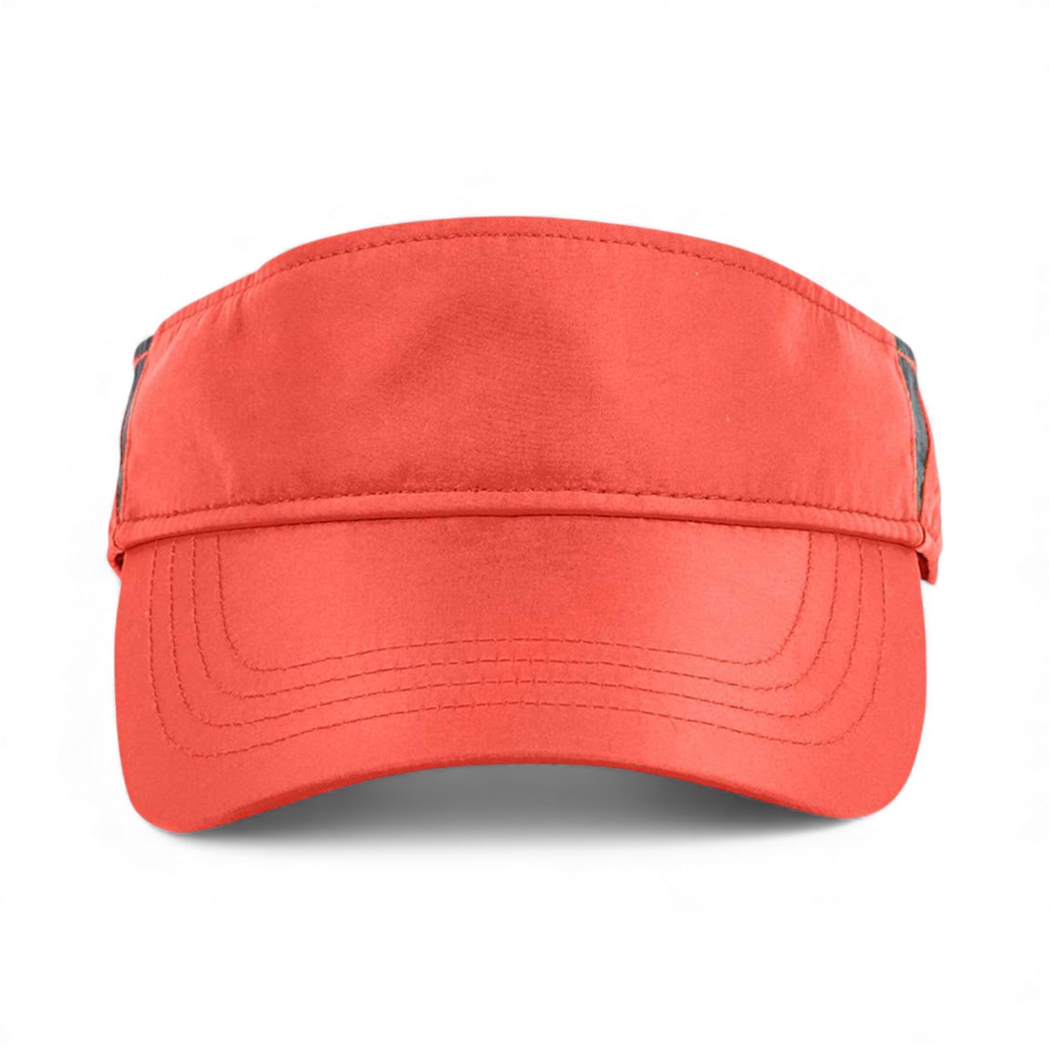 Front view of Core 365 CE002 custom hat in campus orange and carbon