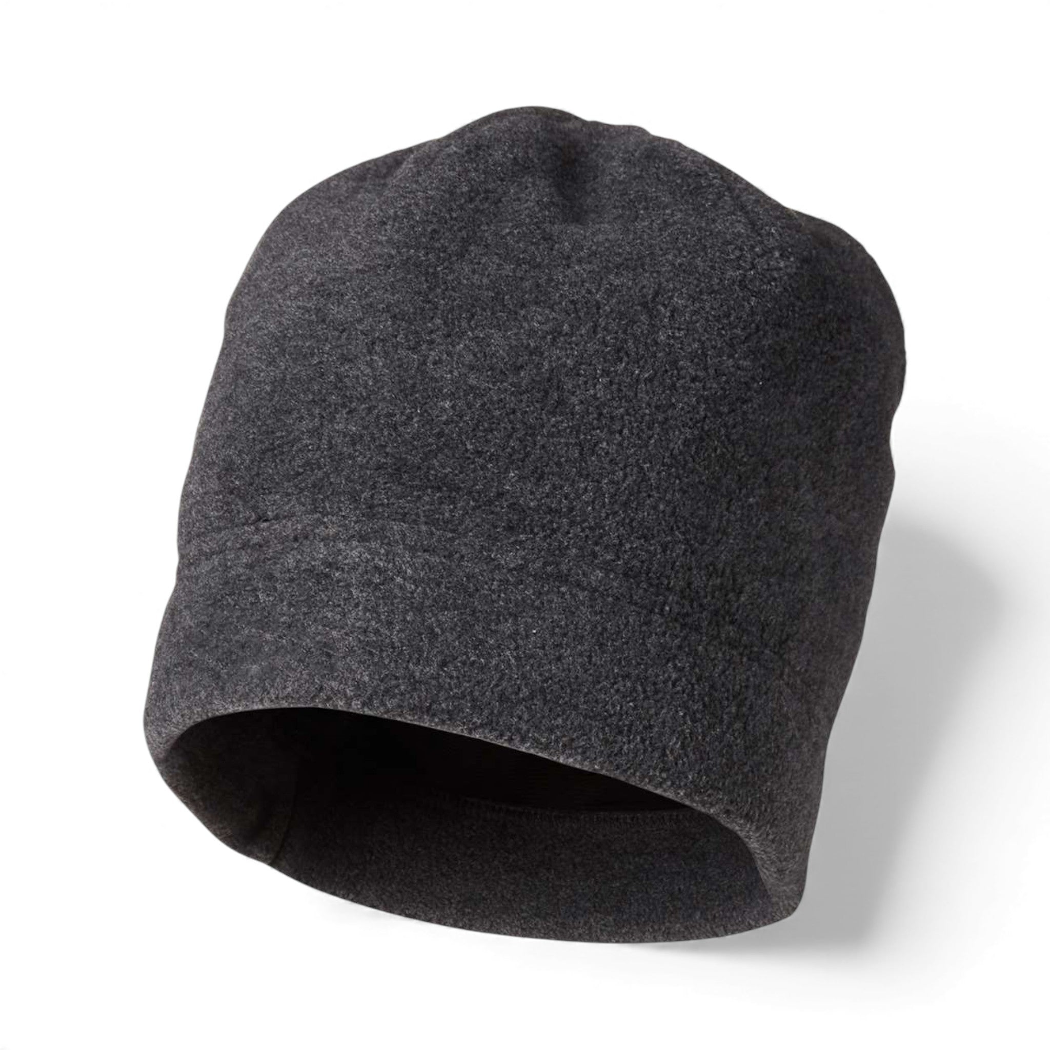 Left side view of Core 365 CE901 custom hat in heather charcoal