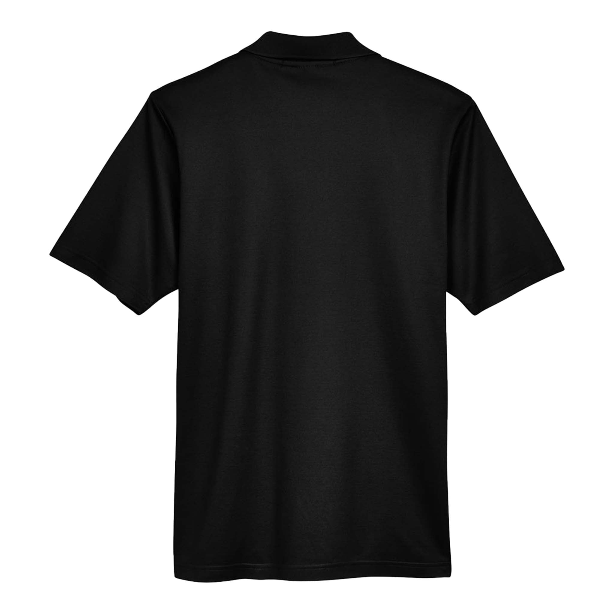 Devon & Jones DG20 custom polo in black, back view