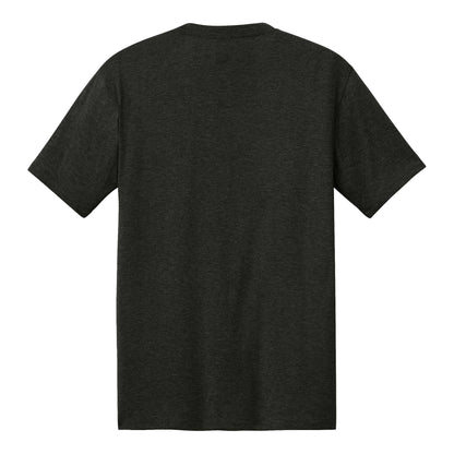 District DM130 custom short sleeve t-shirt in black frost, back view