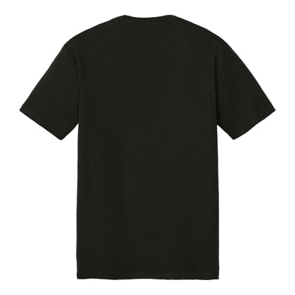 District DM130 custom short sleeve t-shirt in black, back view