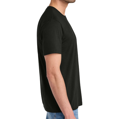 District DM130 custom short sleeve t-shirt in black, right side view