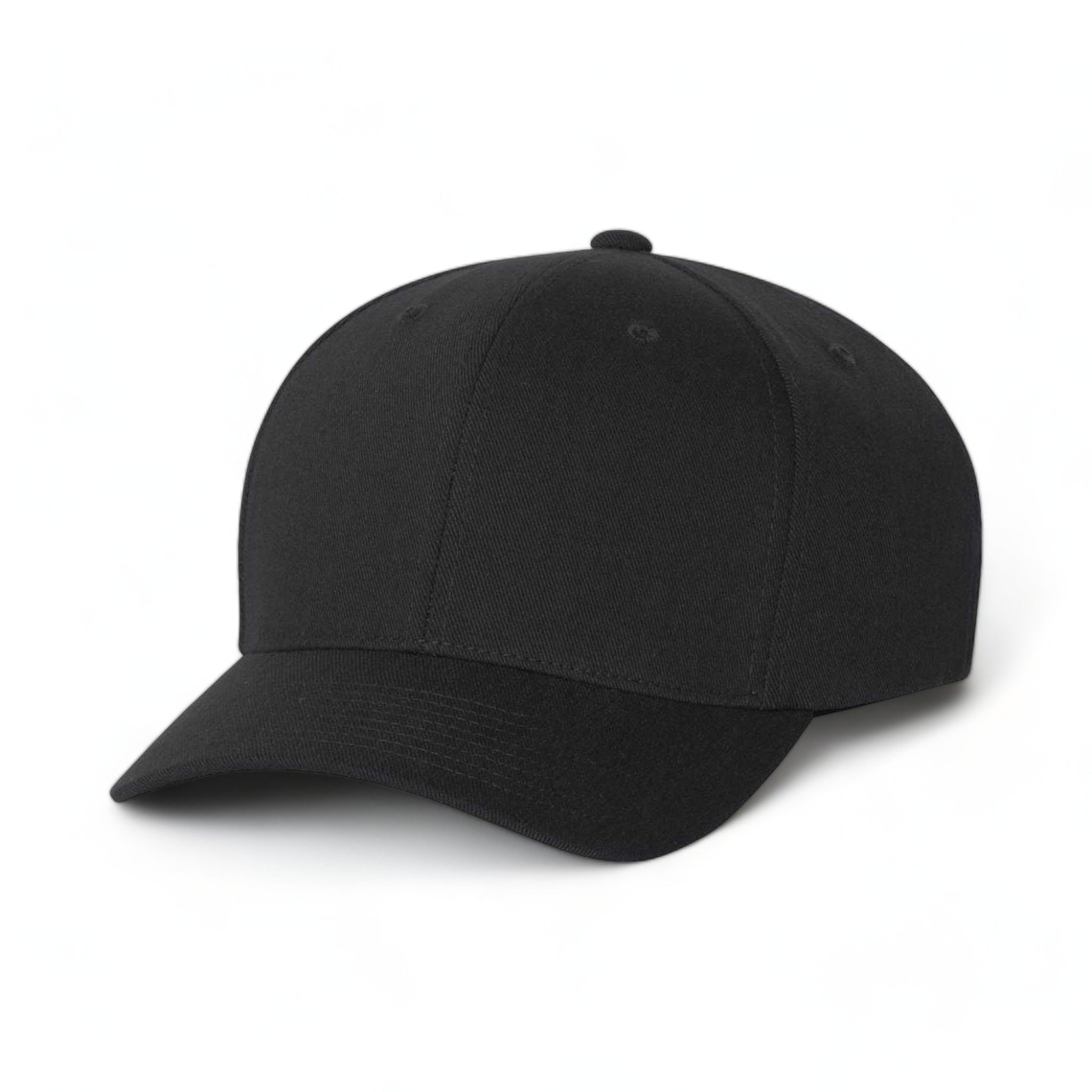 Front view of Flexfit 110C custom hat in black
