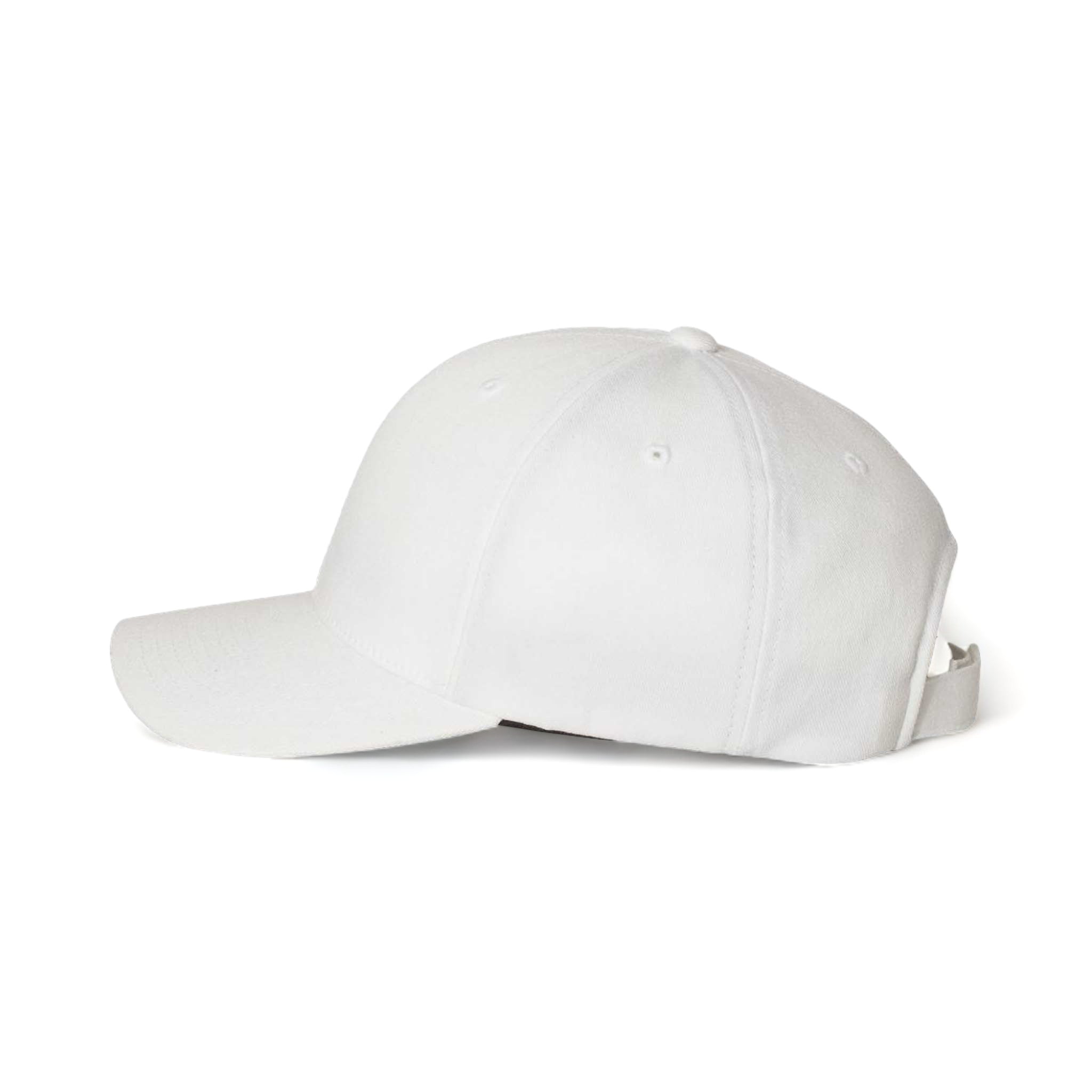 Side view of Flexfit 110C custom hat in white