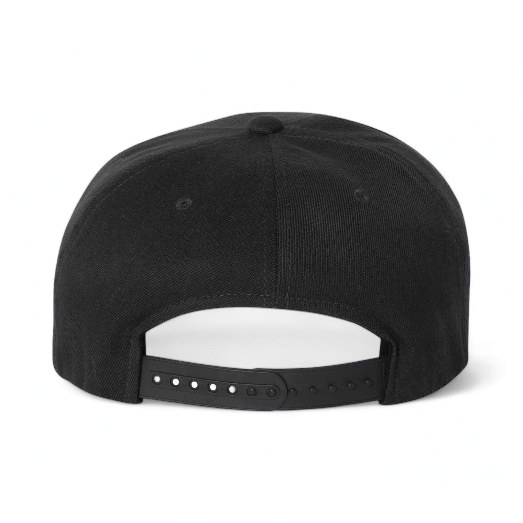 Back view of Flexfit 110F custom hat in black