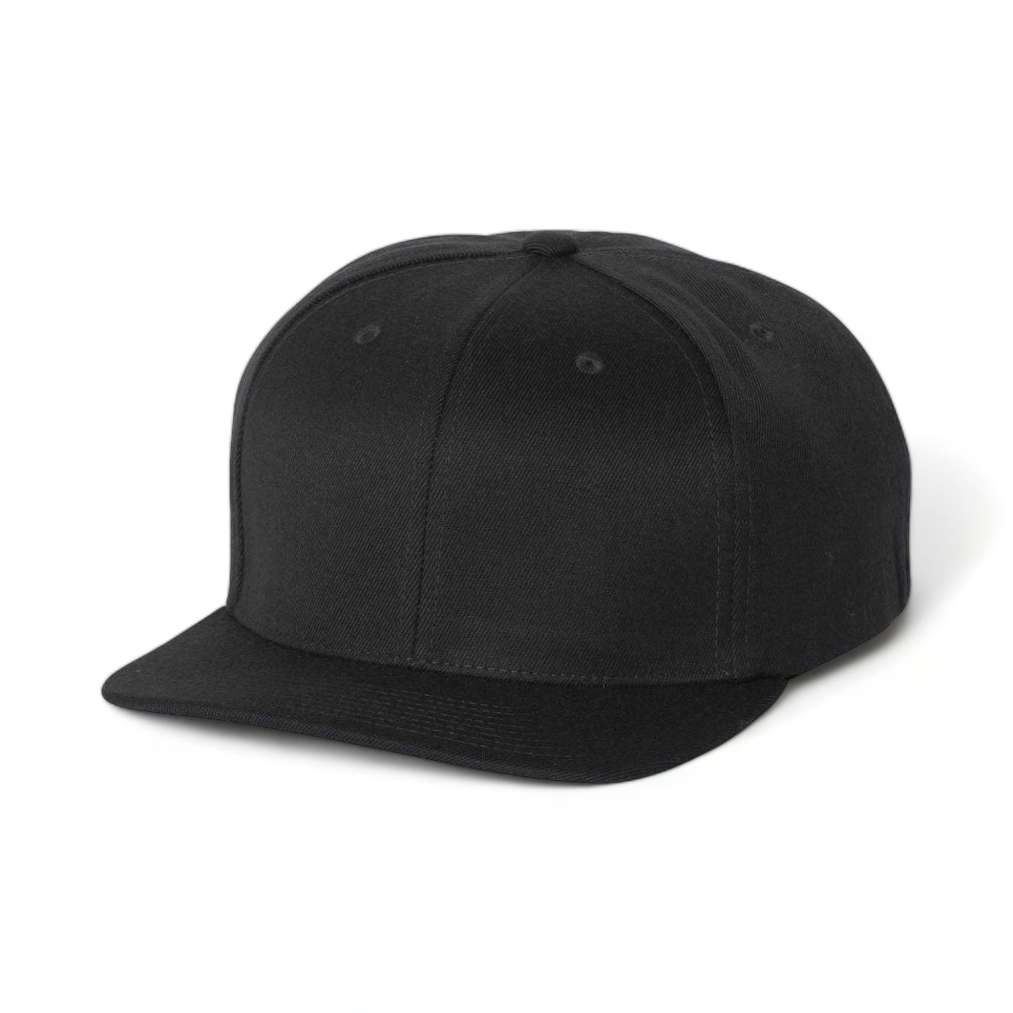 Front view of Flexfit 110F custom hat in black