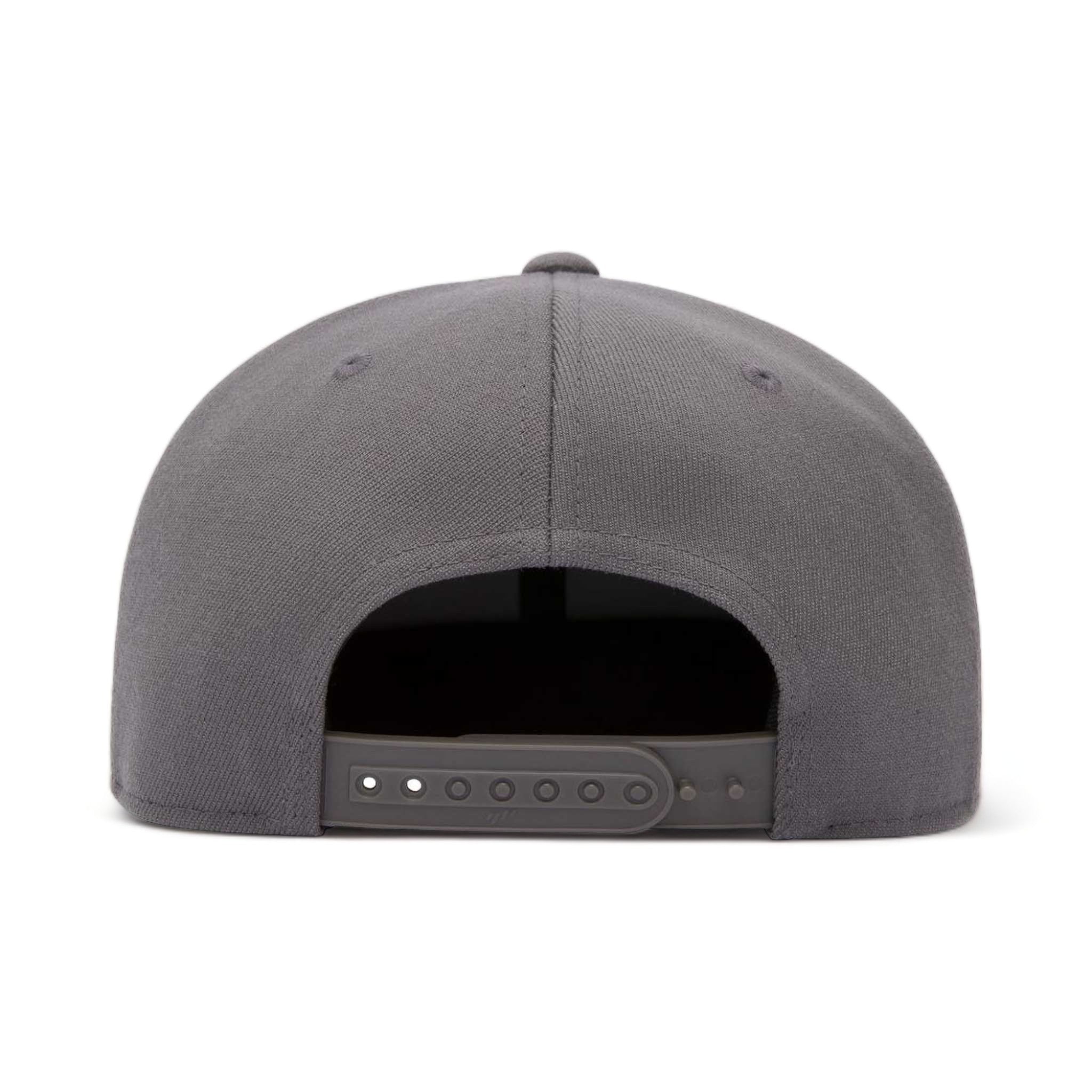 Back view of Flexfit 110F custom hat in grey