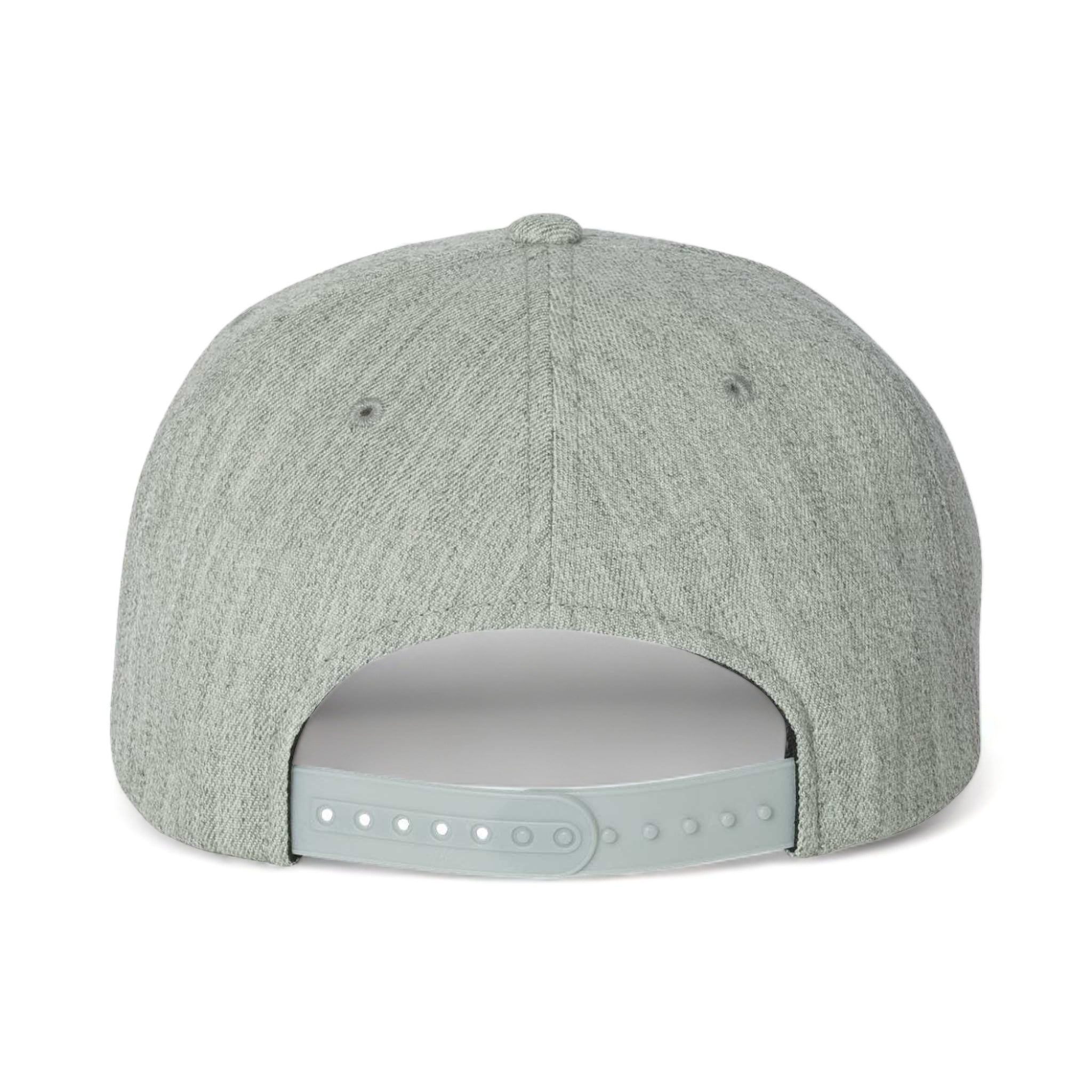 Back view of Flexfit 110F custom hat in heather grey