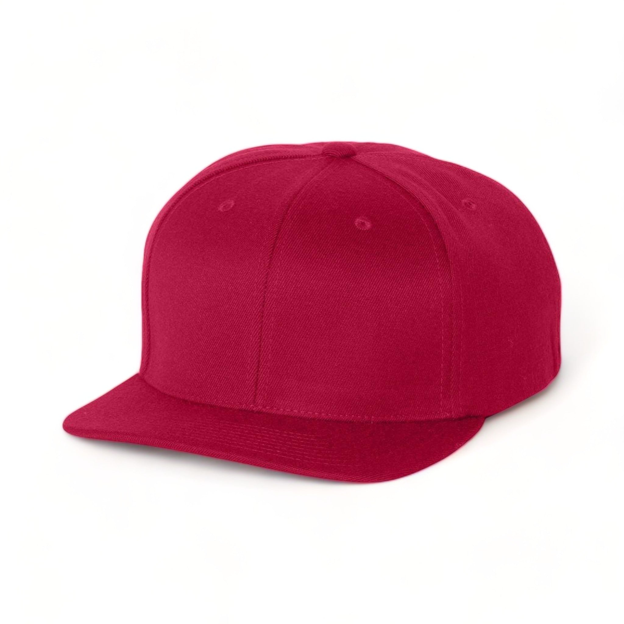 Front view of Flexfit 110F custom hat in red