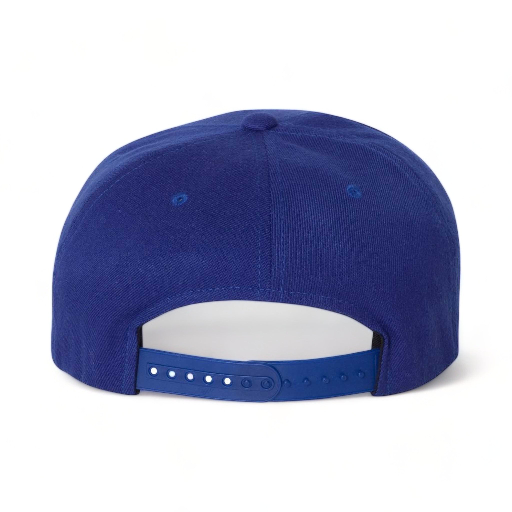 Back view of Flexfit 110F custom hat in royal blue