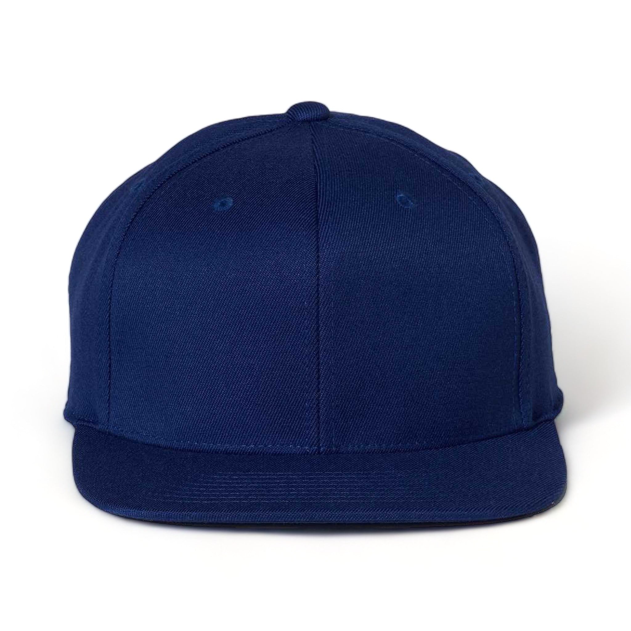 Front view of Flexfit 110F custom hat in royal blue