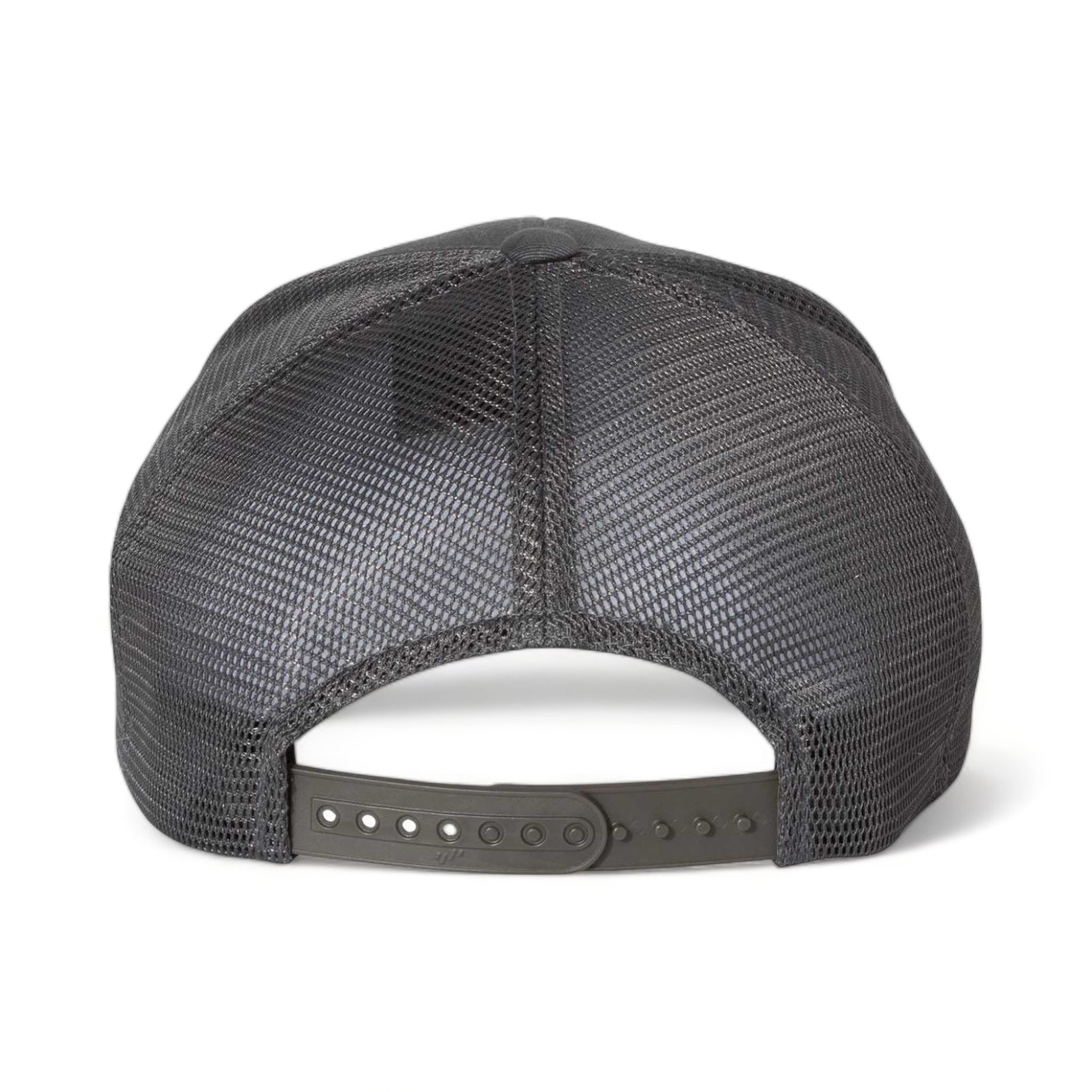Back view of Flexfit 110M custom hat in charcoal