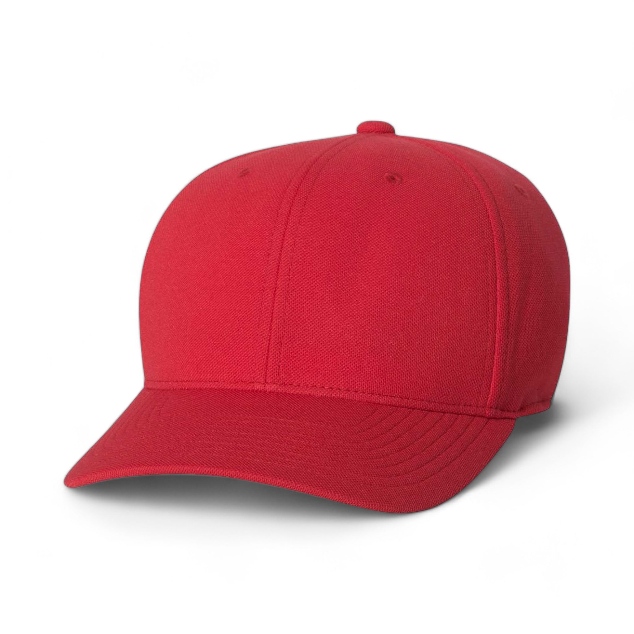 Front view of Flexfit 110P custom hat in red