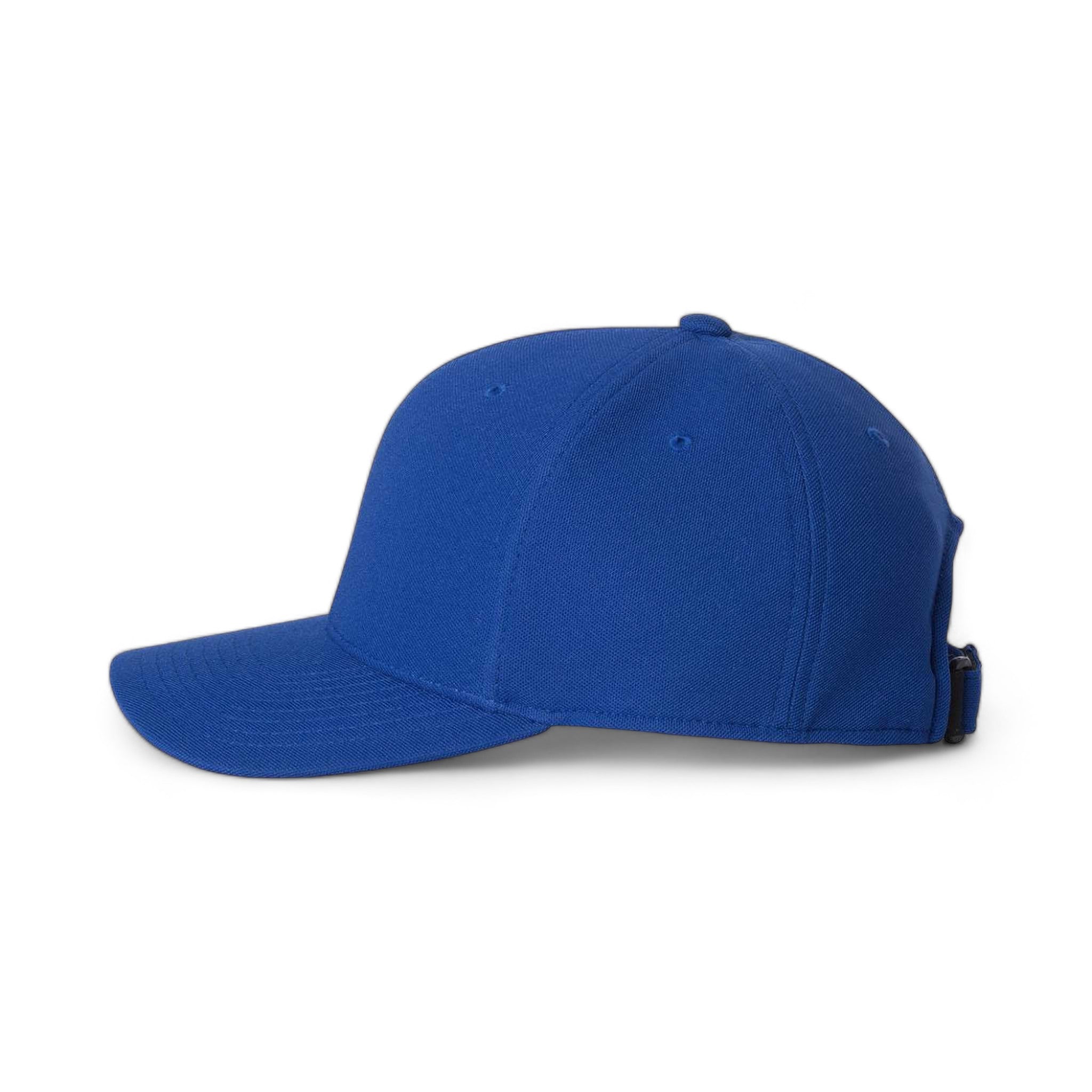 Side view of Flexfit 110P custom hat in royal blue