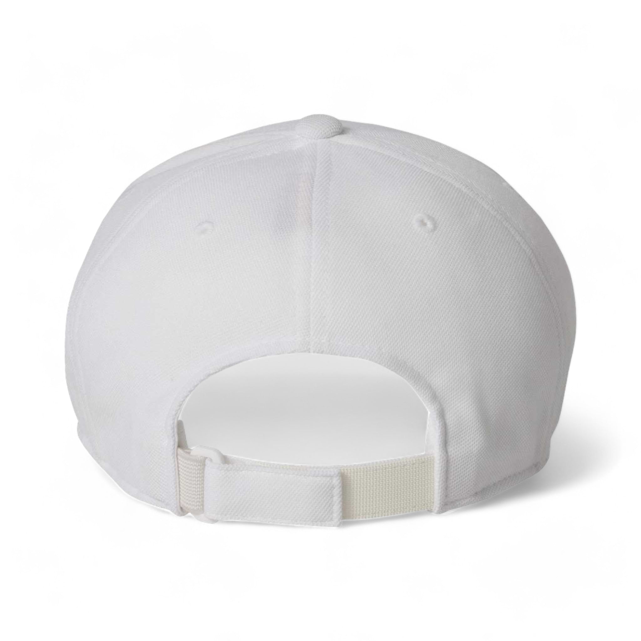 Back view of Flexfit 110P custom hat in white