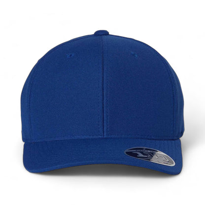 Front view of Flexfit 110P custom hat in royal blue