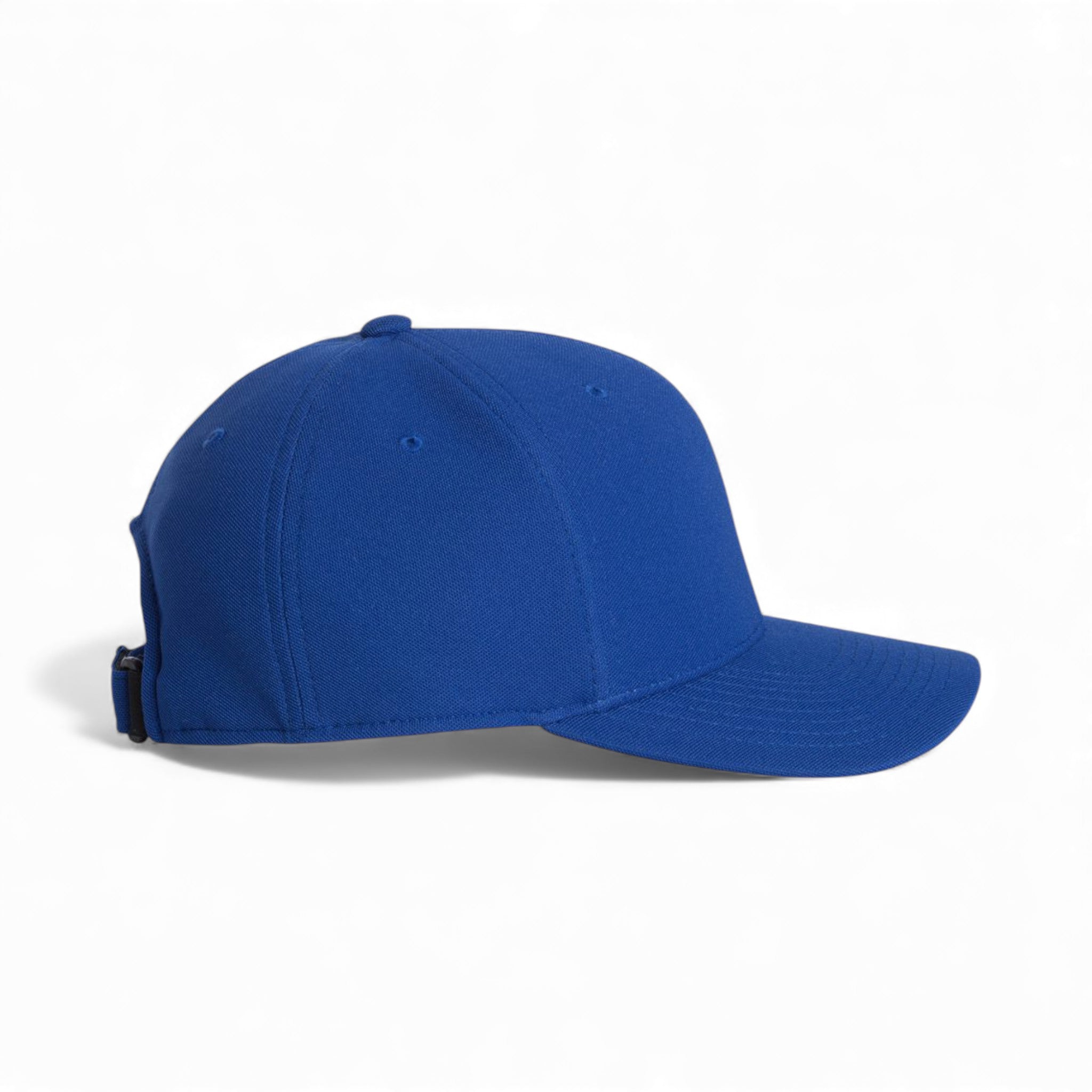 Right side view of Flexfit 110P custom hat in royal blue