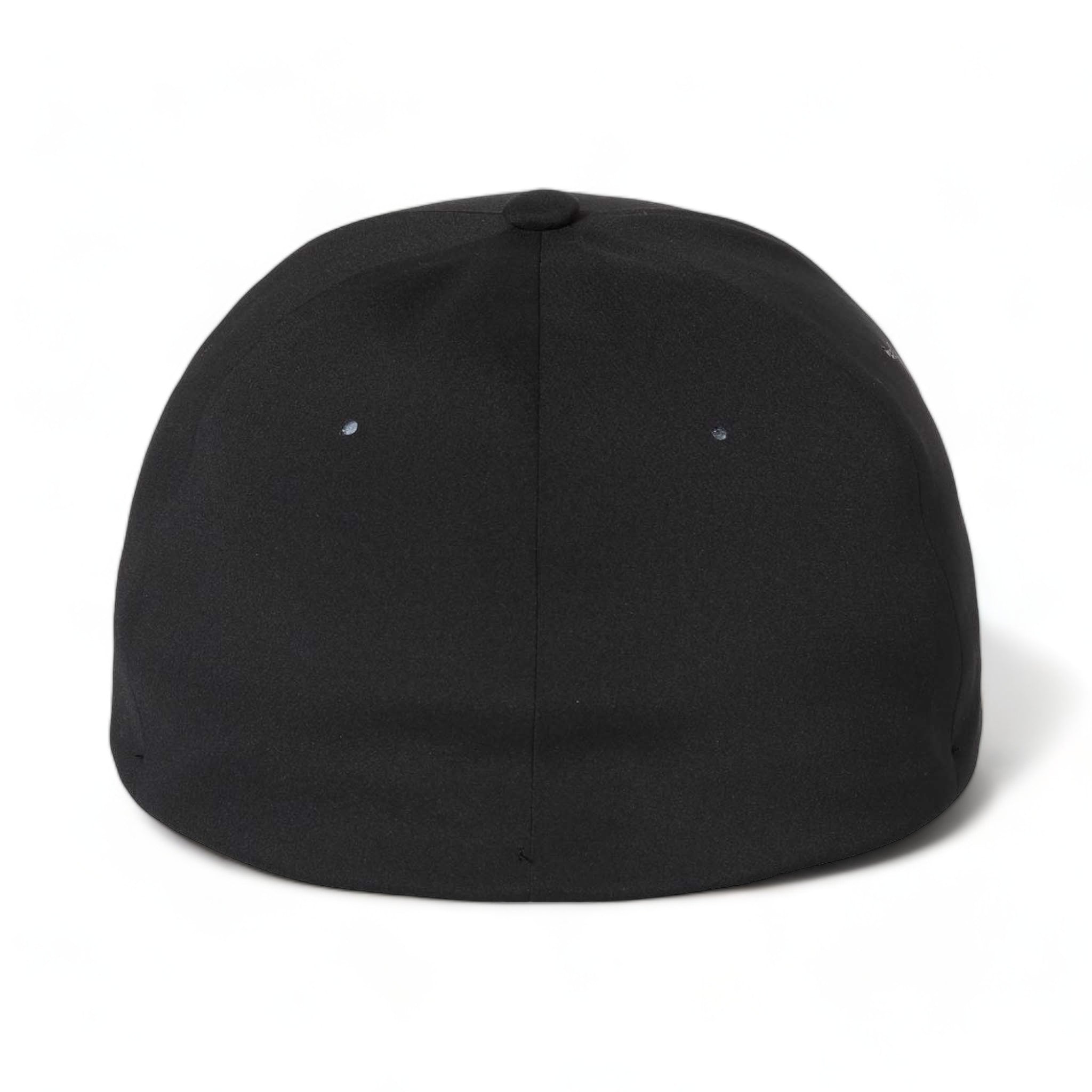 Back view of Flexfit 180 custom hat in black