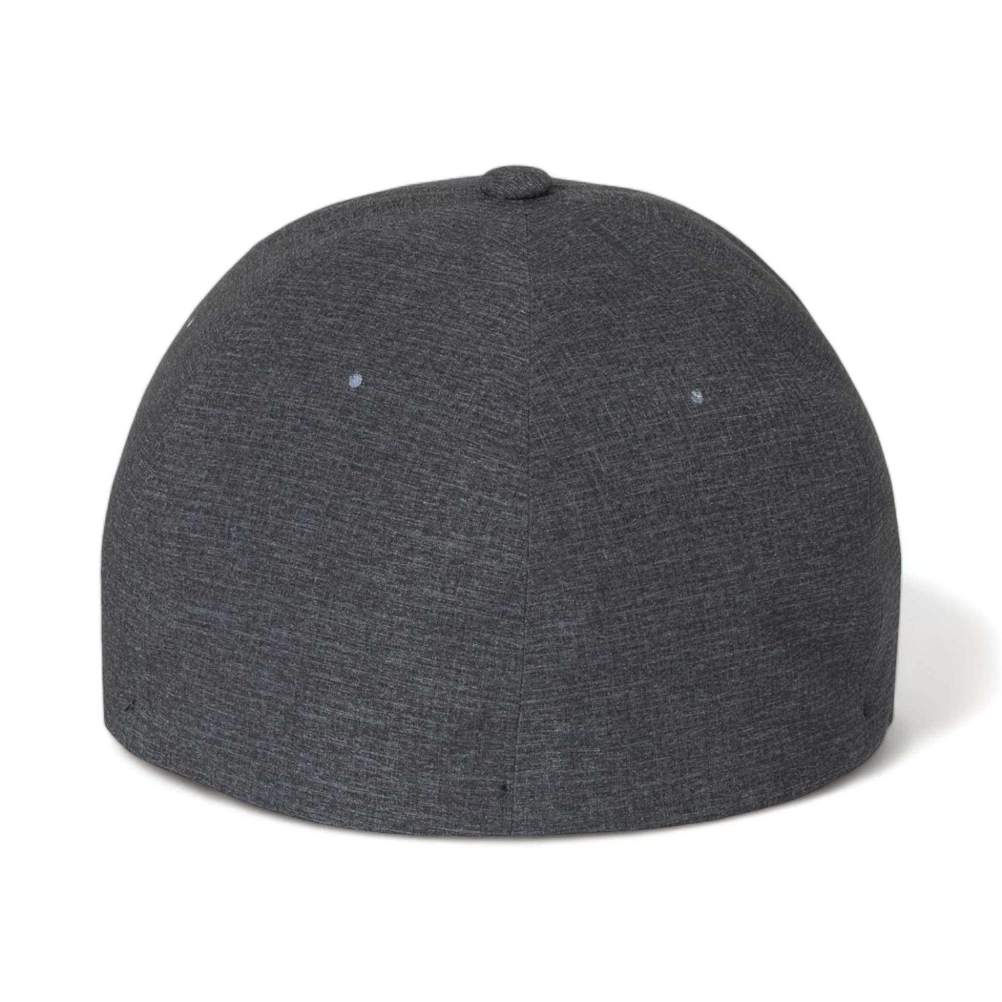Back view of Flexfit 180 custom hat in mélange charcoal