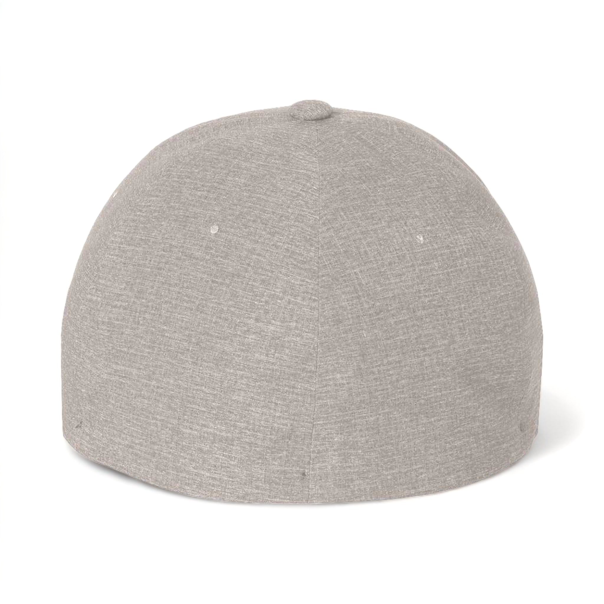 Back view of Flexfit 180 custom hat in mélange silver
