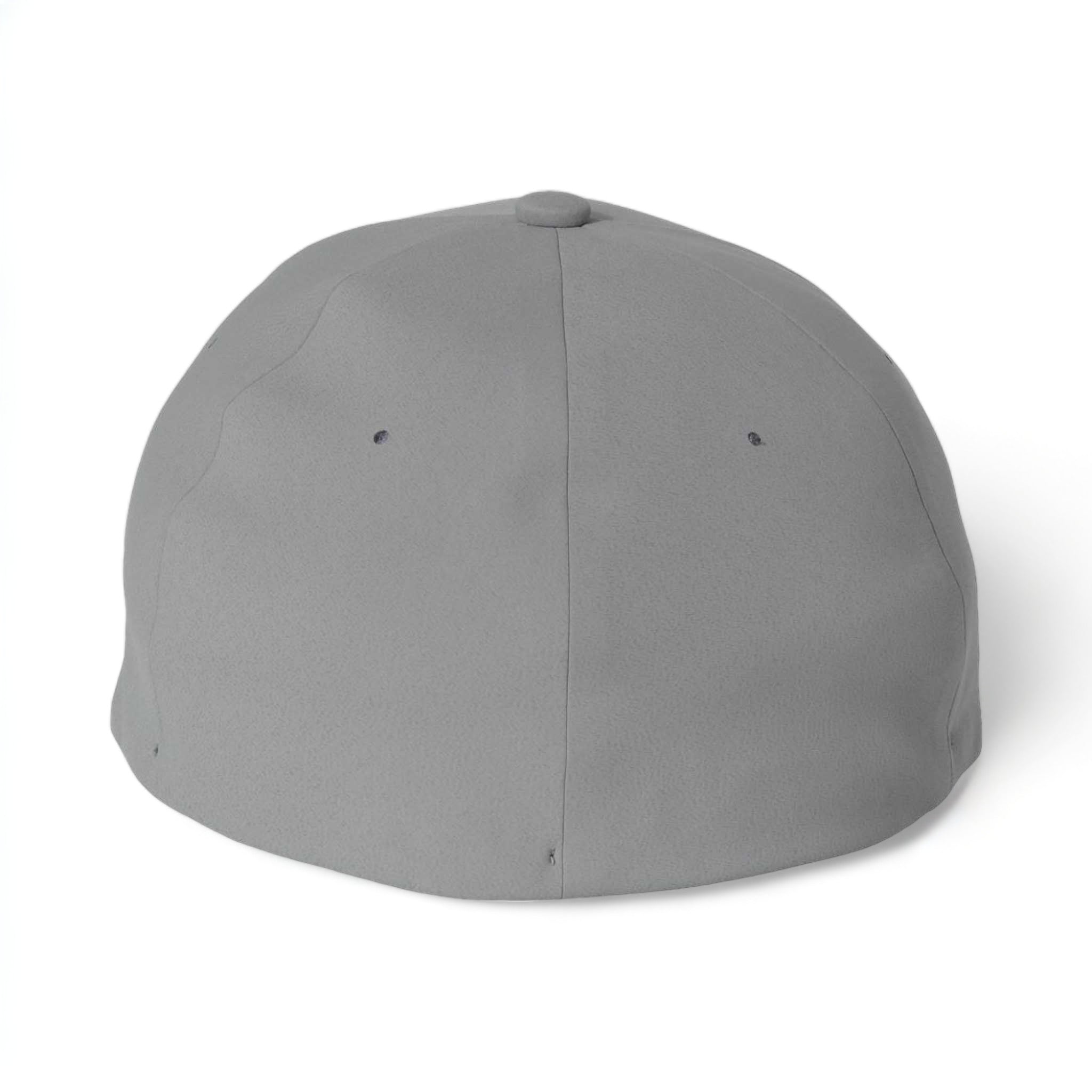 Back view of Flexfit 180 custom hat in silver