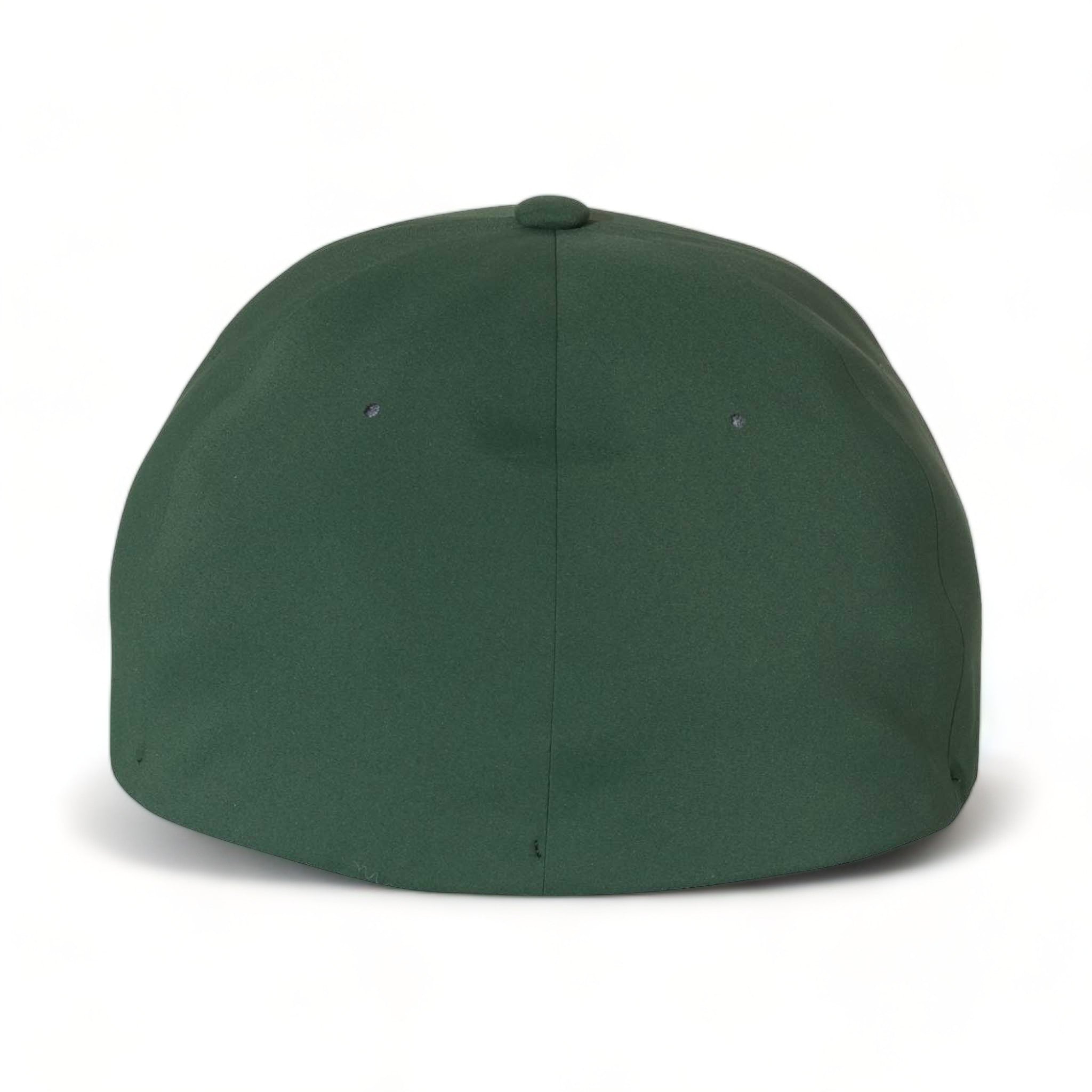 Back view of Flexfit 180 custom hat in spruce