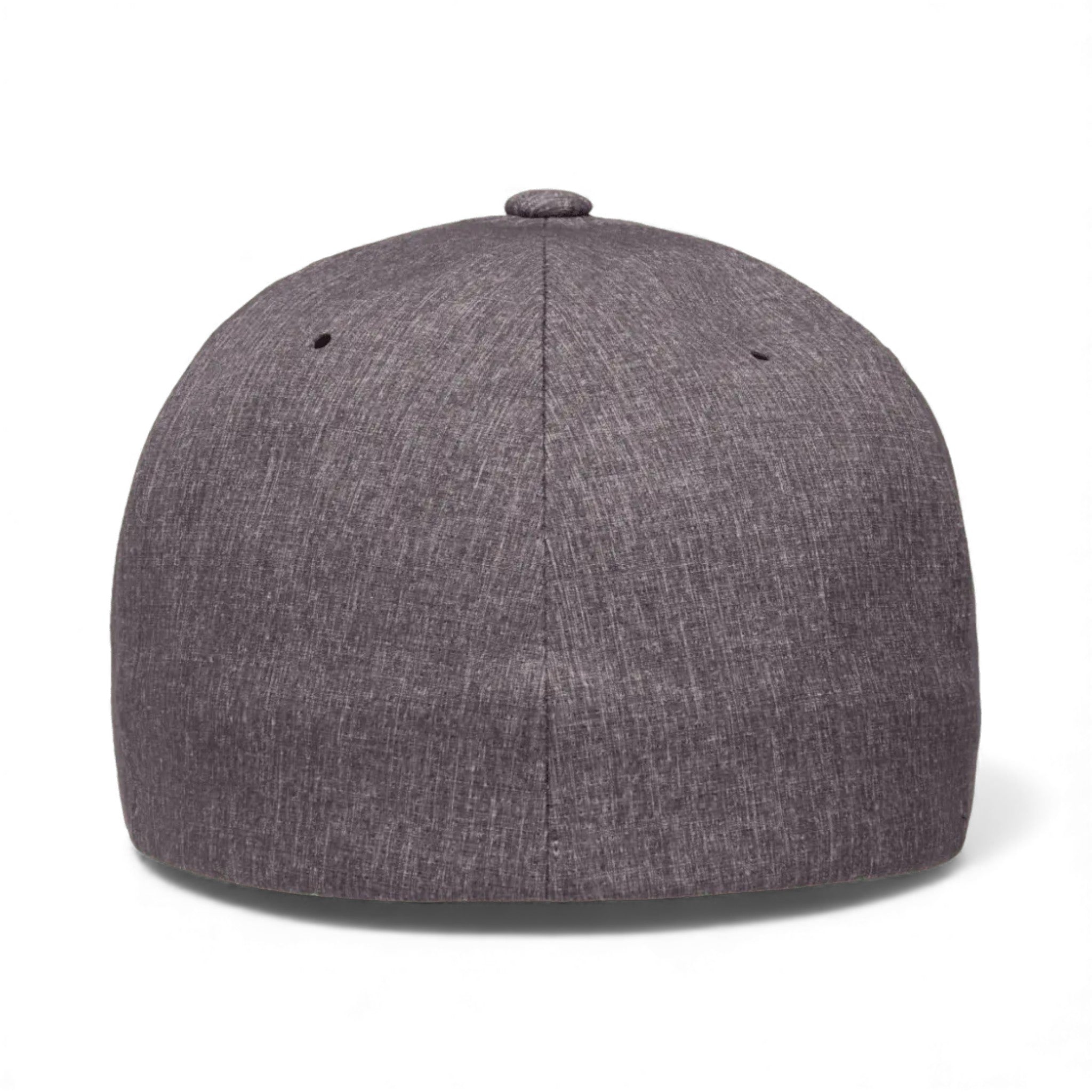 Back view of Flexfit 180 custom hat in melange blue