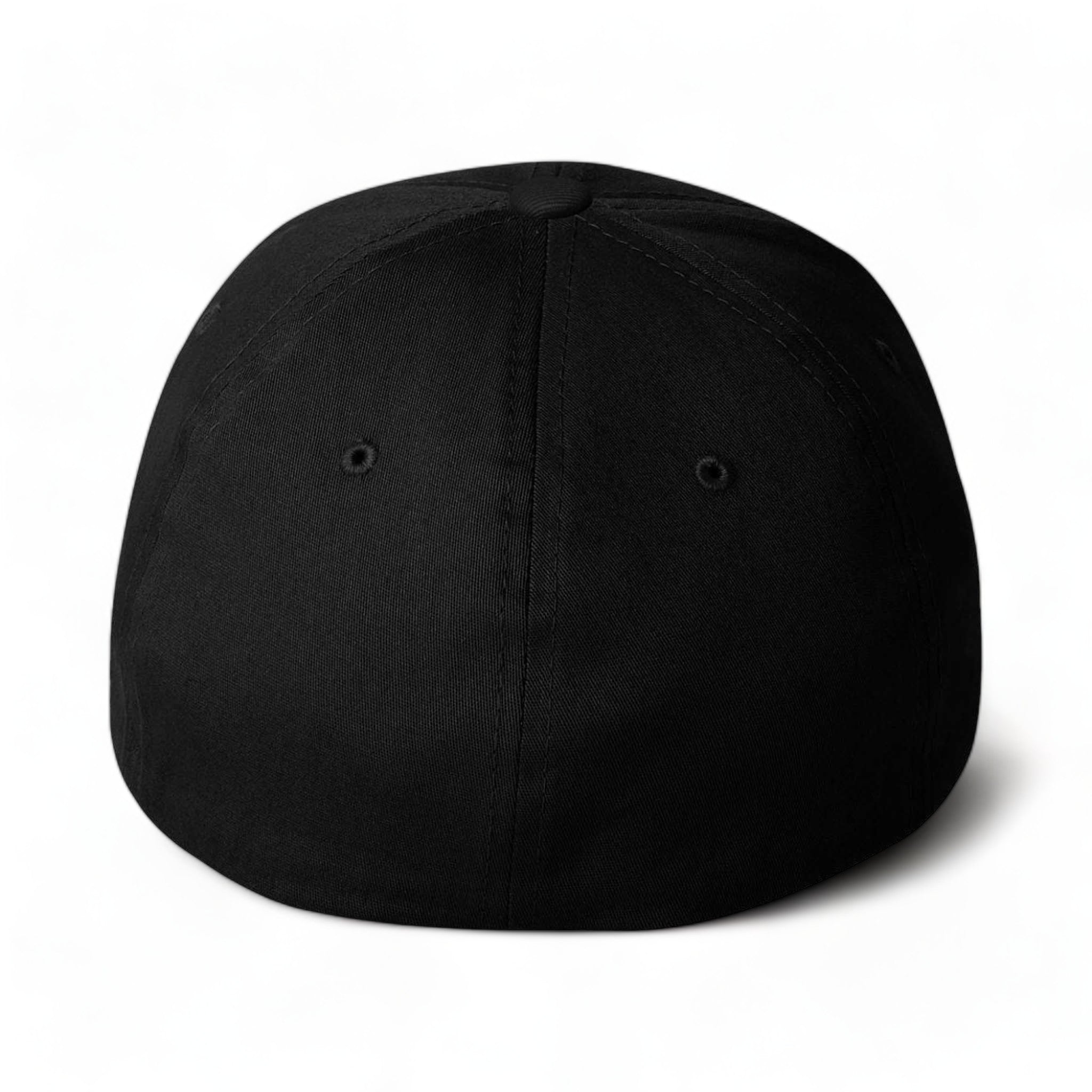 Back view of Flexfit 5001 custom hat in black