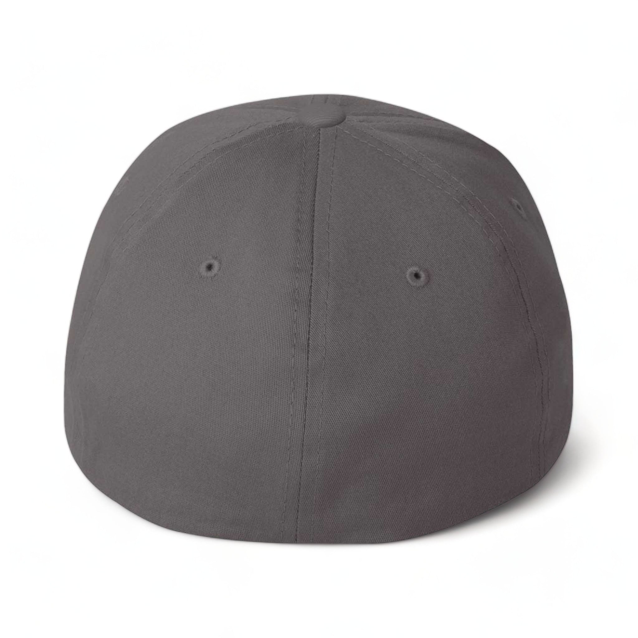 Back view of Flexfit 5001 custom hat in grey