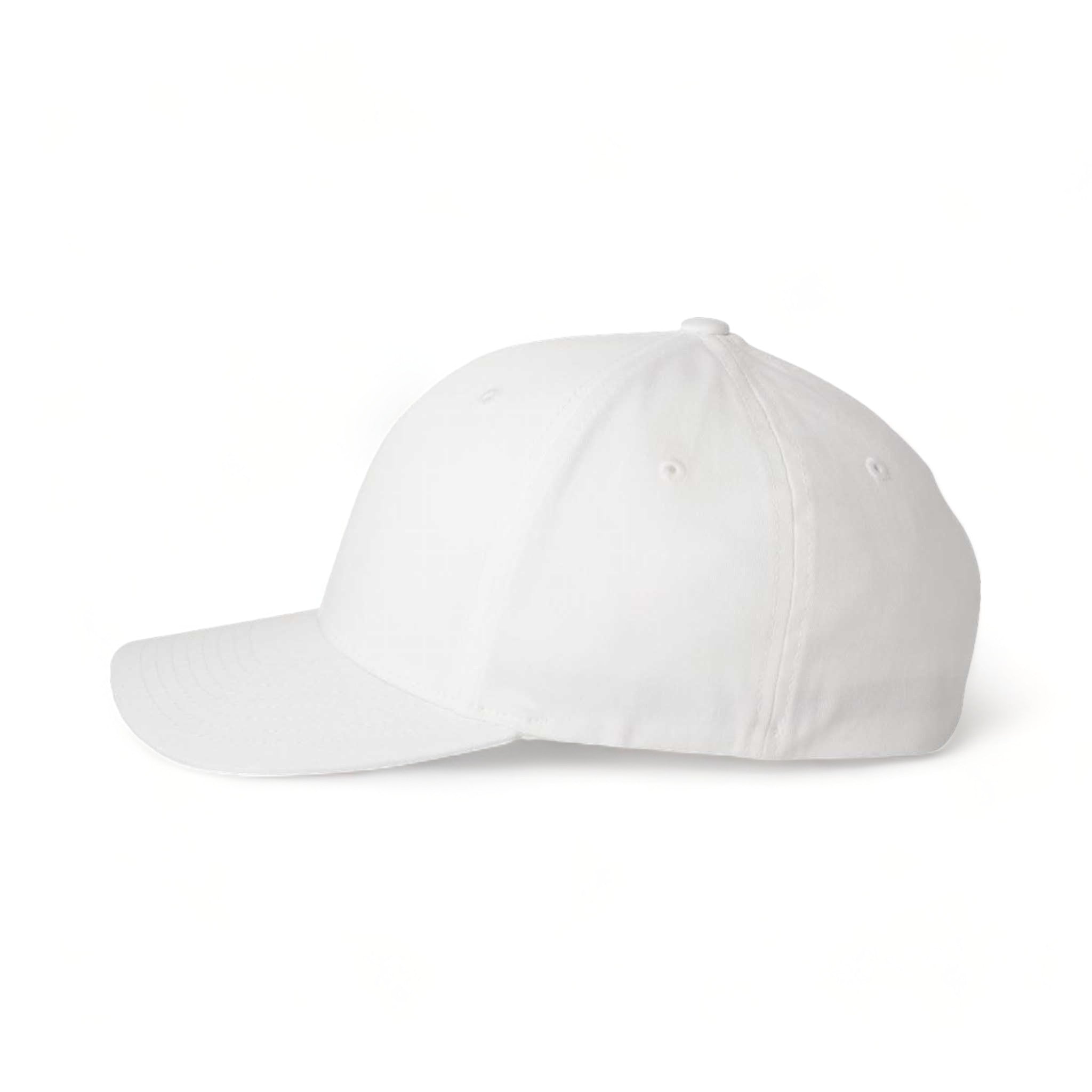 Side view of Flexfit 5001 custom hat in white