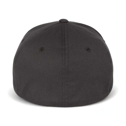 Back view of Flexfit 5001 custom hat in dark grey