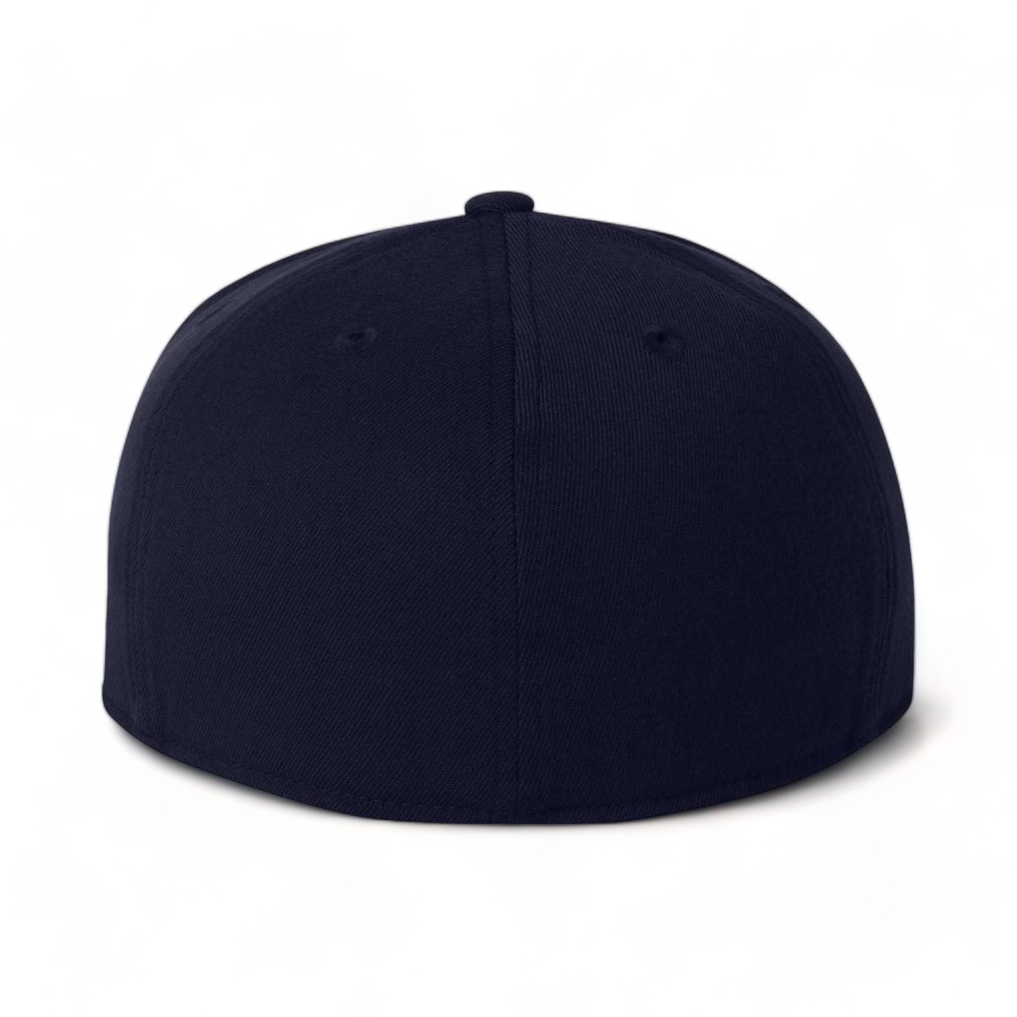 Back view of Flexfit 6210FF custom hat in dark navy