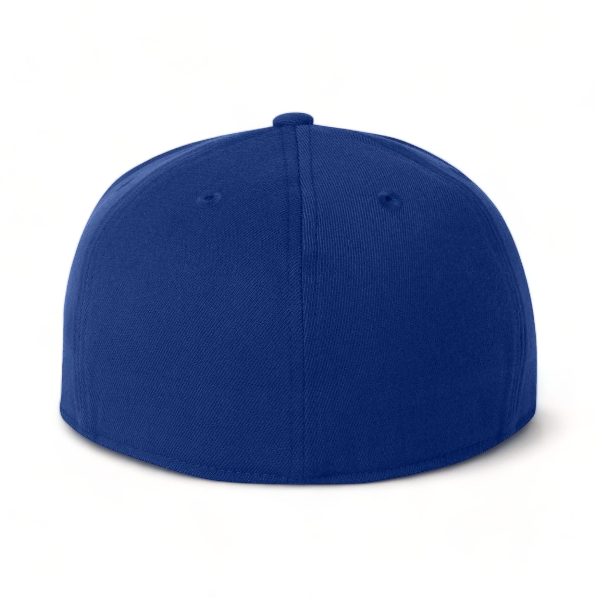 Back view of Flexfit 6210FF custom hat in royal blue