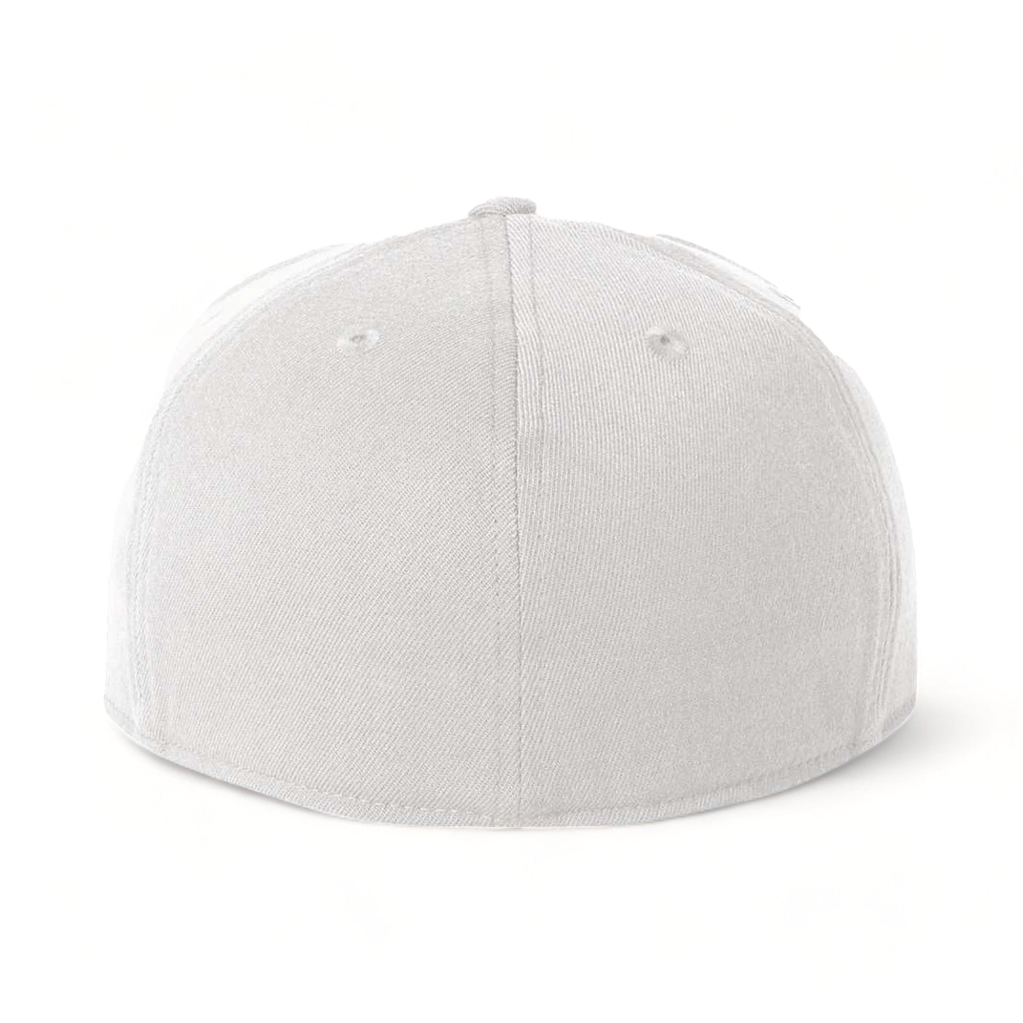 Back view of Flexfit 6210FF custom hat in white