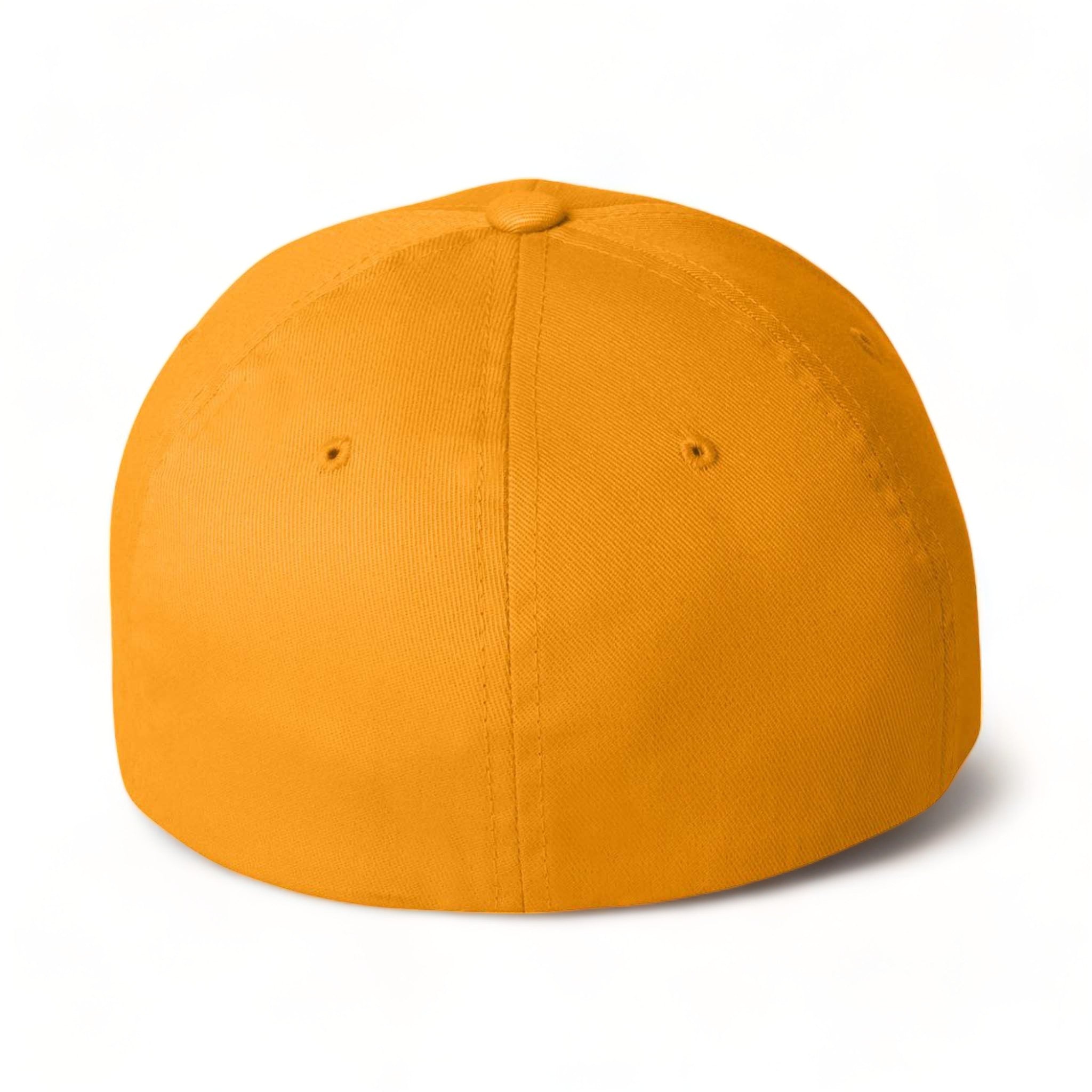 Back view of Flexfit 6277 custom hat in gold