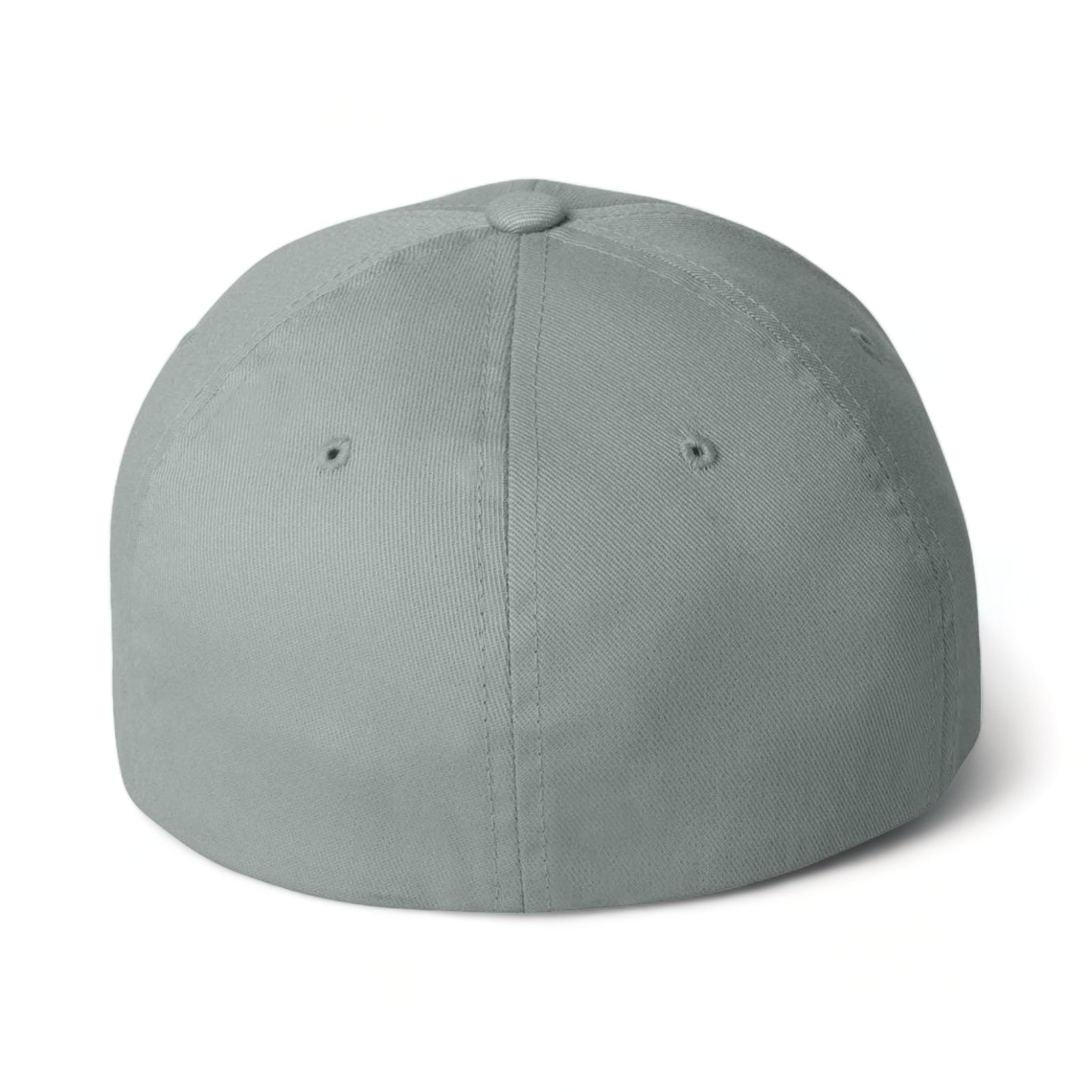 Back view of Flexfit 6277 custom hat in grey