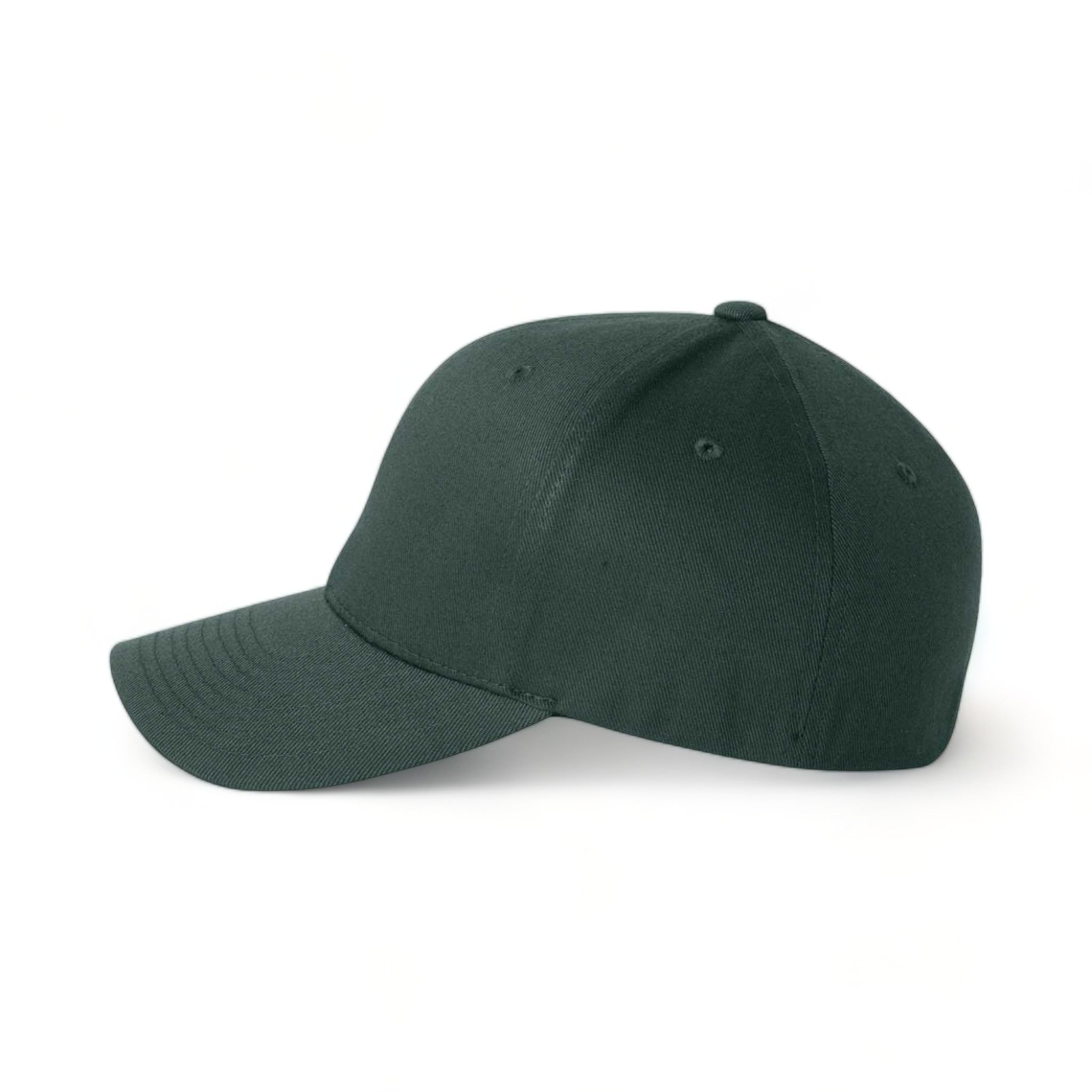 Side view of Flexfit 6277 custom hat in spruce