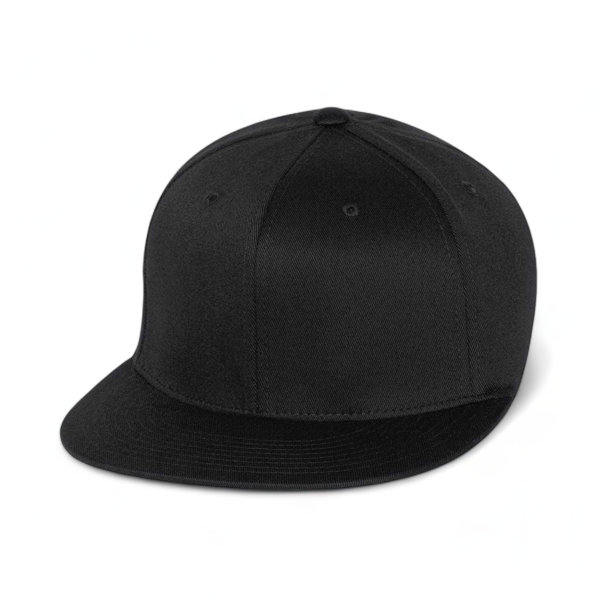 Front view of Flexfit 6297f custom hat in black