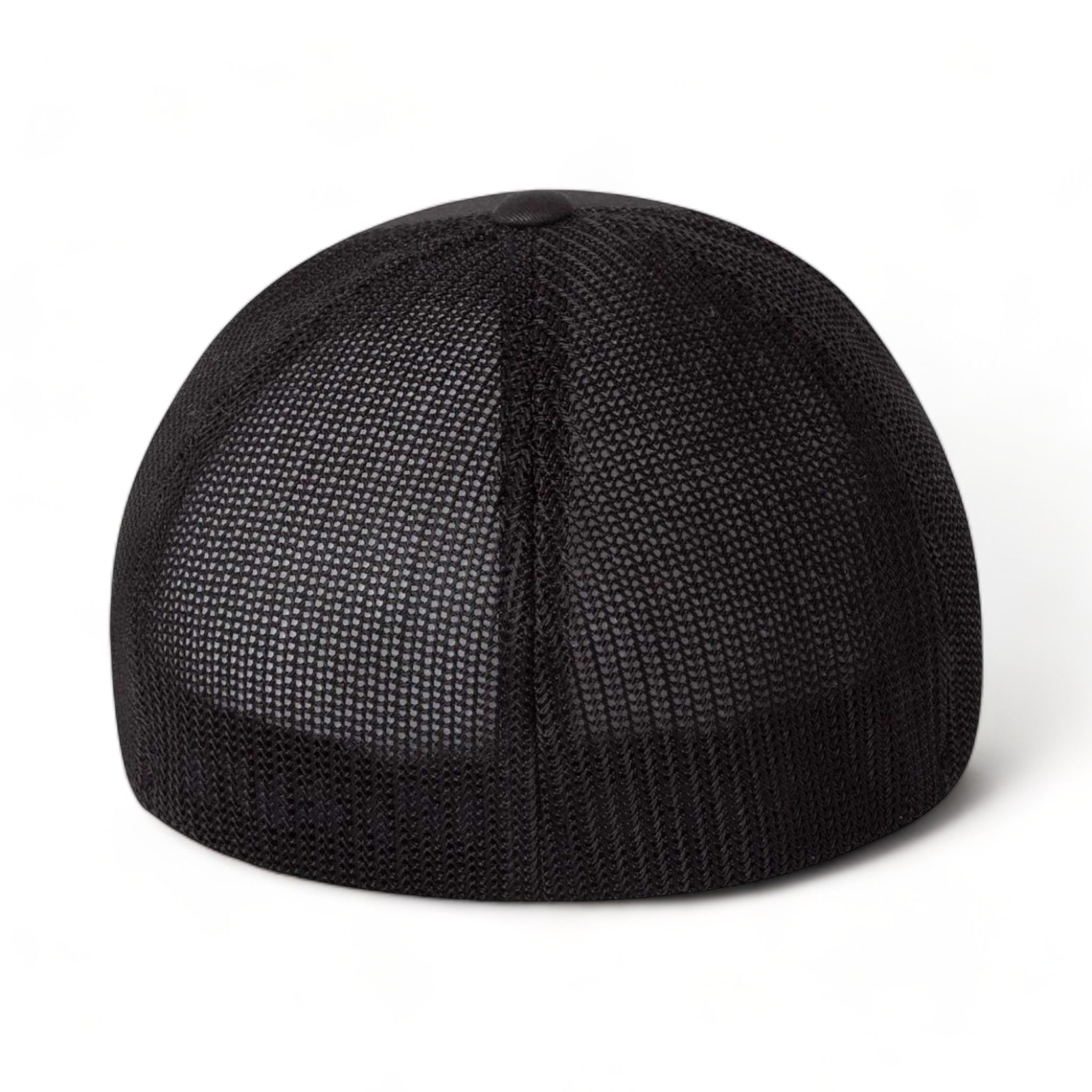 Back view of Flexfit 6511 custom hat in black