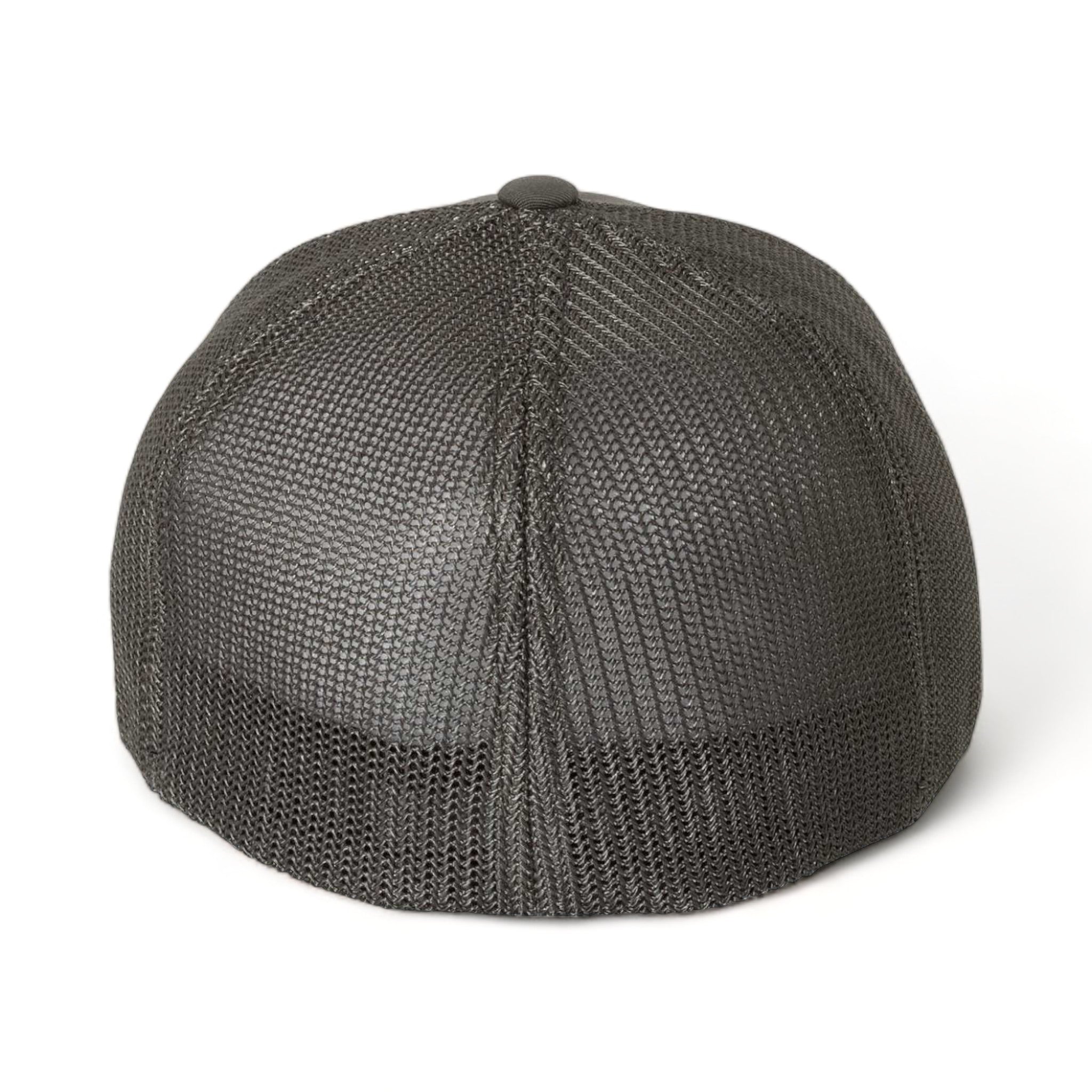 Back view of Flexfit 6511 custom hat in charcoal