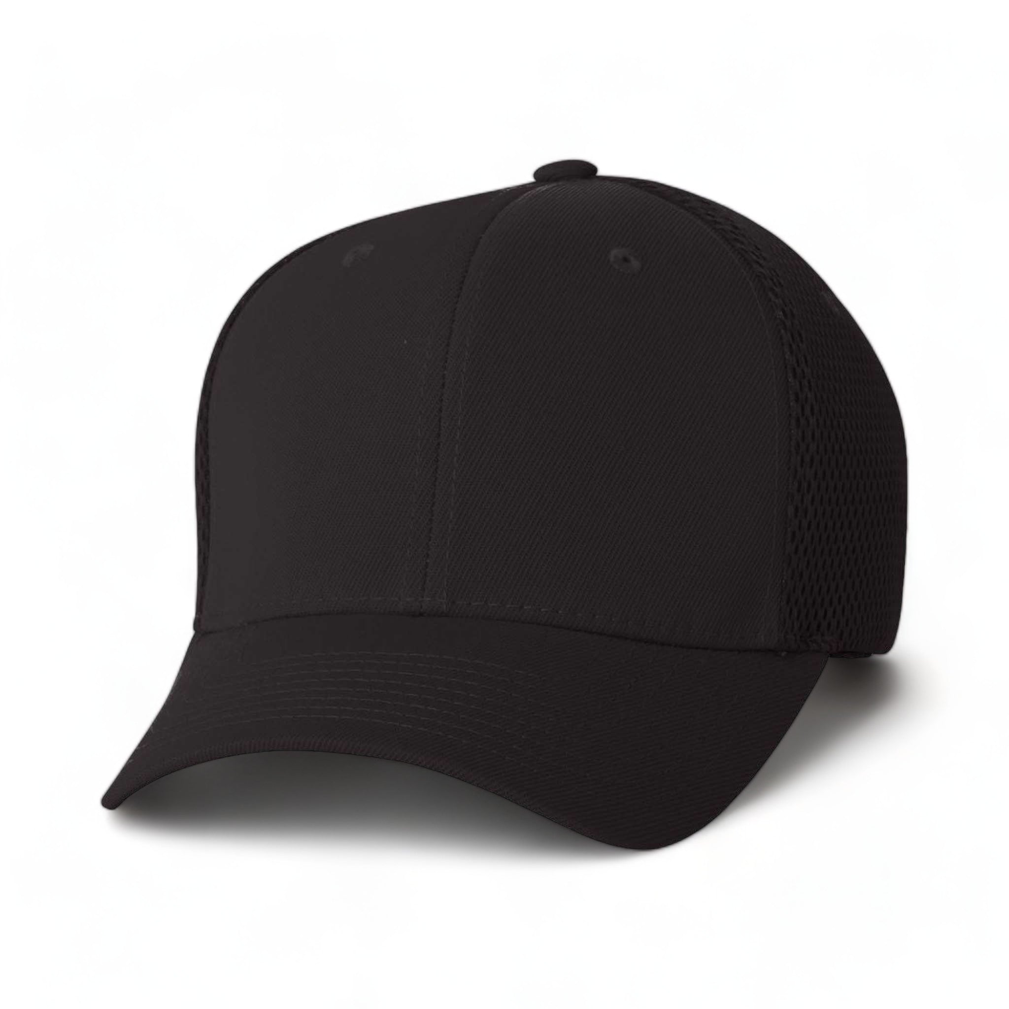 Front view of Flexfit 6533 custom hat in black