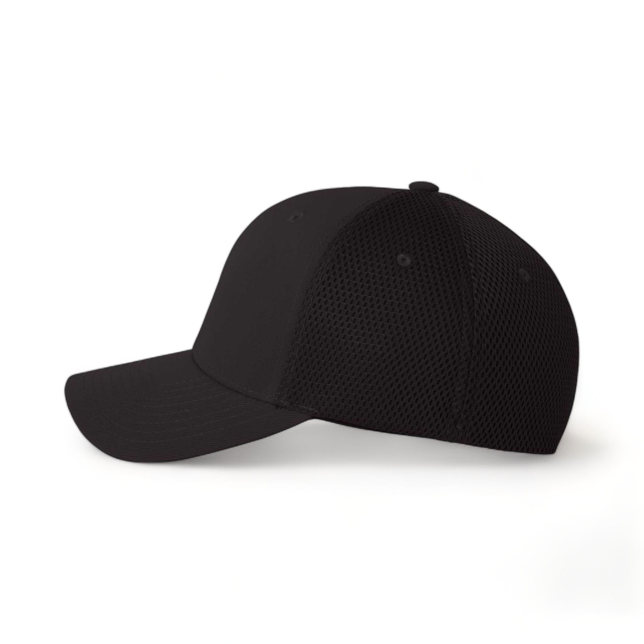 Side view of Flexfit 6533 custom hat in black