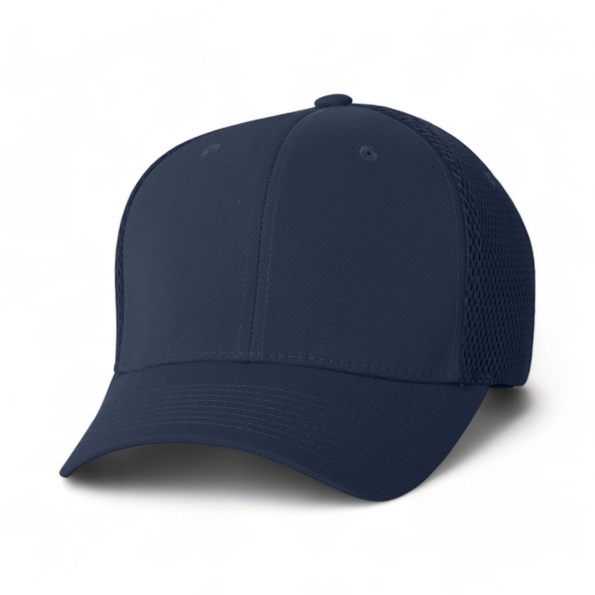 Front view of Flexfit 6533 custom hat in navy